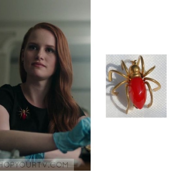 VINTAGE authentic 1920s-1930s red bakelite brooch - Picture 6 of 6